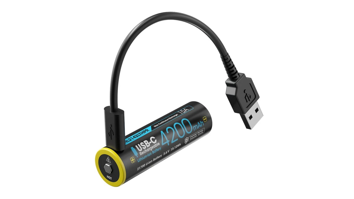 Nitecore NL2142LTHPR 21700 Li-ion-Akku, 4200 MAh 4 Nitecore NL2142LTHPR 21700 Li-ion-Akku, 4200 MAh – Bild 2