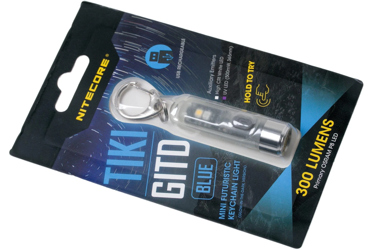 Nitecore TIKI Glow In The Dark Blue Aufladbarer Schlüsselbundlampe, 3000 Lumen 8 Nitecore TIKI Glow In The Dark Blue Aufladbarer Schlüsselbundlampe, 3000 Lumen – Bild 6