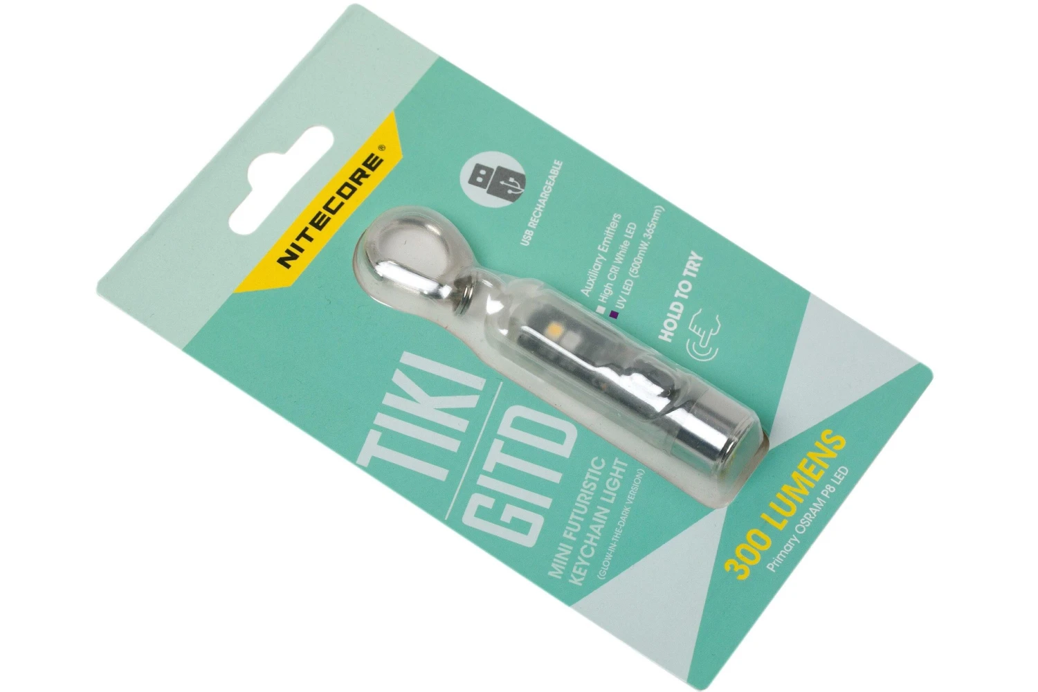 Nitecore TIKI Glow In The Dark Aufladbare Schlüsselbundlampe, 300 Lumen 8 Nitecore TIKI Glow In The Dark Aufladbare Schlüsselbundlampe, 300 Lumen – Bild 6