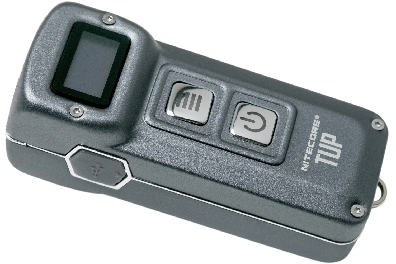 NiteCore TUP 1000 Lumen Aufladbare Schlüsselbundlampe Grau 5 NiteCore TUP 1000 Lumen Aufladbare Schlüsselbundlampe Grau – Bild 3