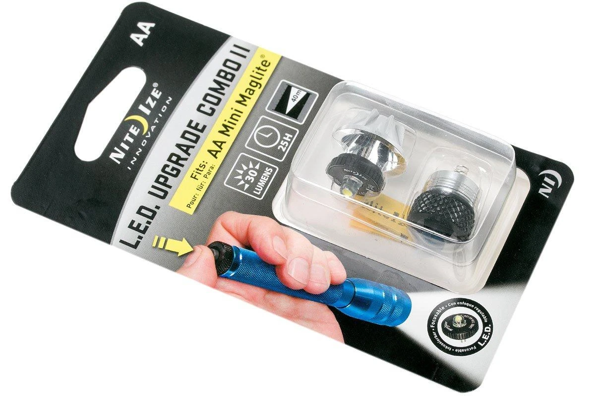NiteIze LED Upgrade Combo II Für Die Maglite Mini AA Taschenlampe, LUC2-07 4 NiteIze LED Upgrade Combo II Für Die Maglite Mini AA Taschenlampe, LUC2-07 – Bild 2