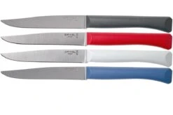 Opinel Bon Appetit+ Tafelmesser 4er-Set, Primo, Mikro-gezahnte Klinge