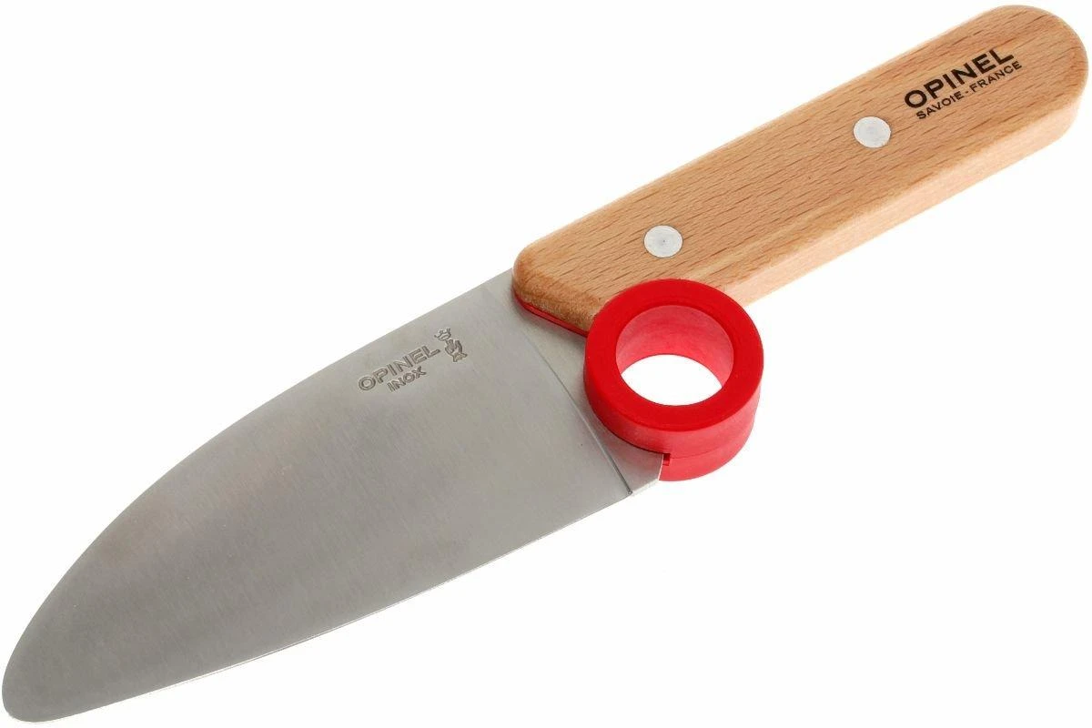 Opinel Küchenmesser Und Fingerschutz "Le Petit Chef" 3 Opinel Küchenmesser Und Fingerschutz "Le Petit Chef"