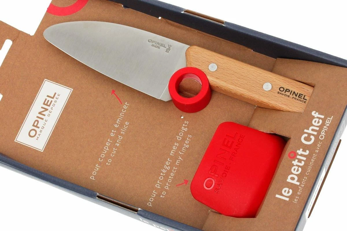 Opinel Küchenmesser Und Fingerschutz "Le Petit Chef" 8 Opinel Küchenmesser Und Fingerschutz "Le Petit Chef" – Bild 6