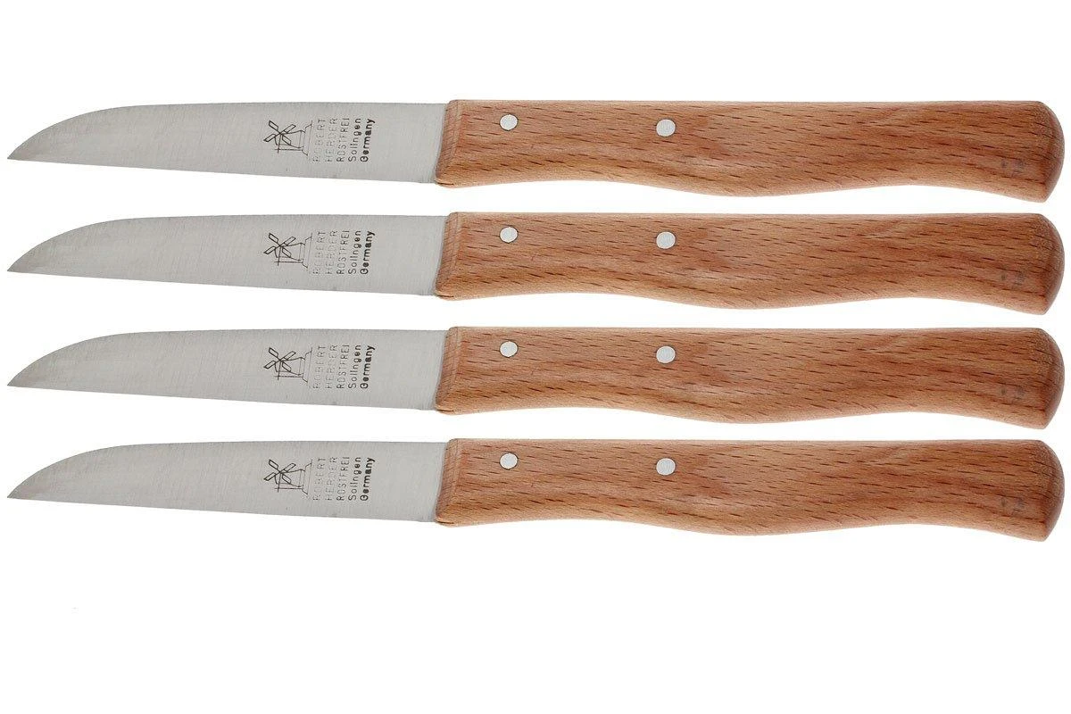 Robert Herder Windmühlenmesser 4er Set, Rostfreier Stahl 3 Robert Herder Windmühlenmesser 4er Set, Rostfreier Stahl