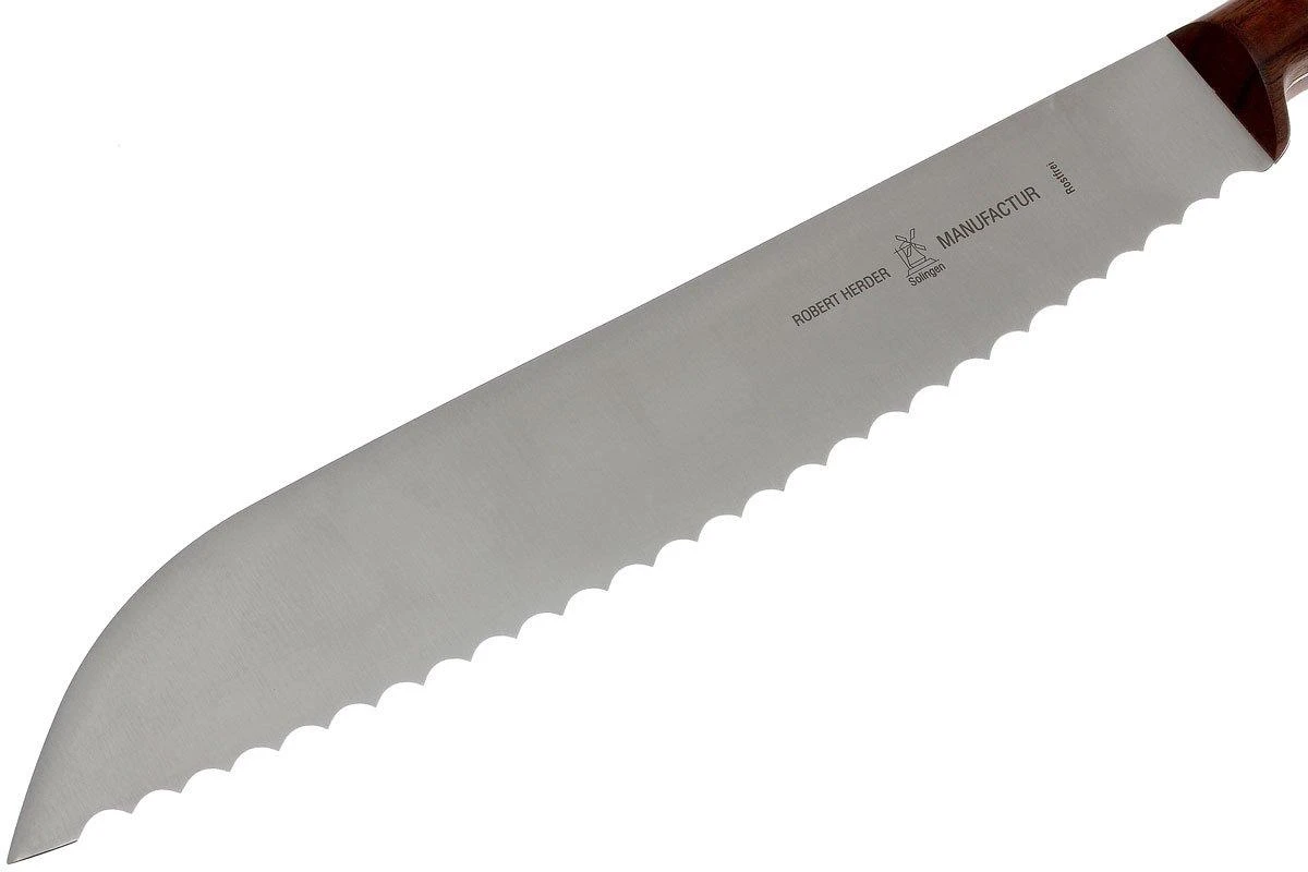 Robert Herder Grandmoulin Brotmesser, Walnuss 4 Robert Herder Grandmoulin Brotmesser, Walnuss – Bild 2