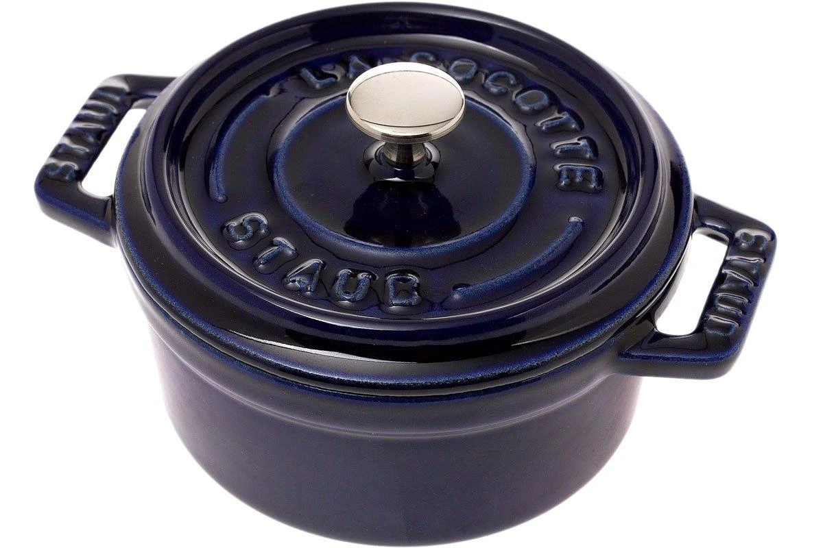 Staub Mini Bräter/Cocotte 10 Cm, 0,25 L Blau 3 Staub Mini Bräter/Cocotte 10 Cm, 0,25 L Blau