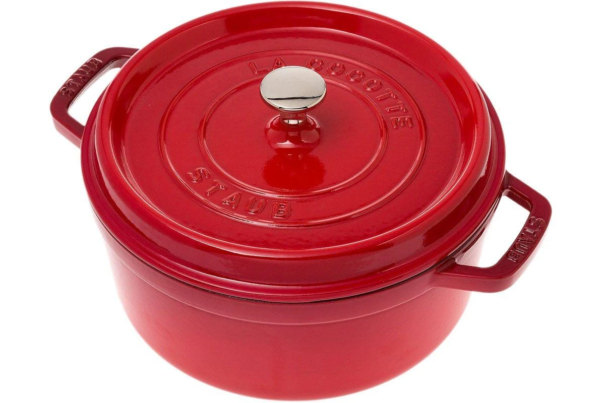 Staub Bräter/Cocotte 24 Cm, 3,8 L Rot 3 Staub Bräter/Cocotte 24 Cm, 3,8 L Rot