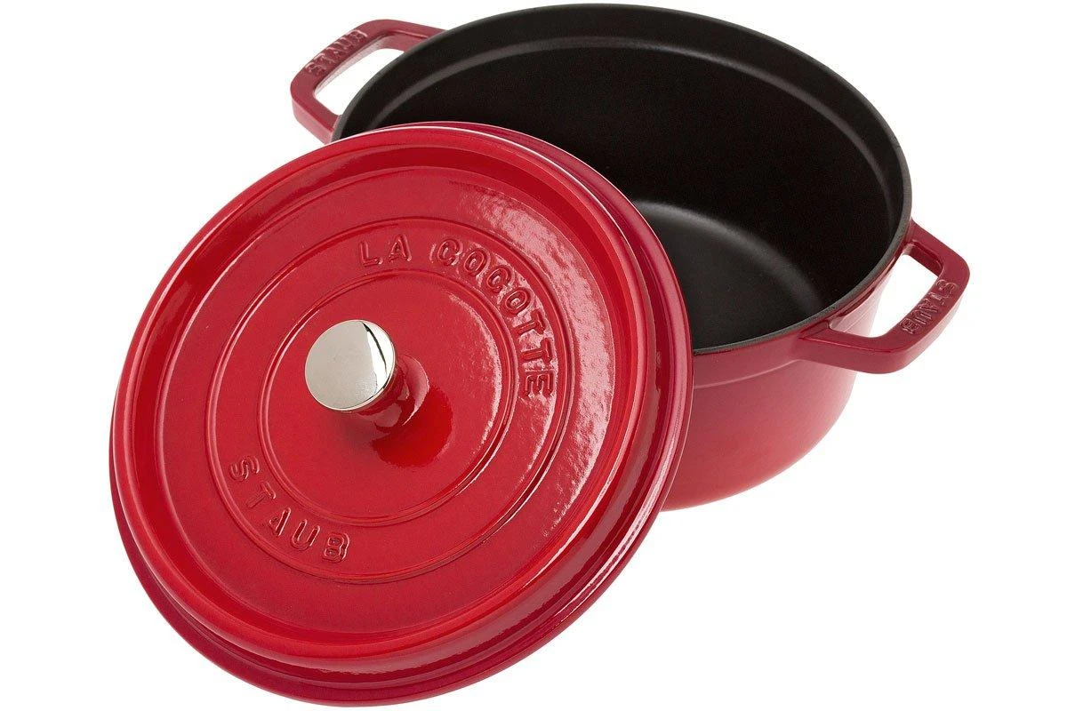Staub Bräter/Cocotte 24 Cm, 3,8 L Rot 4 Staub Bräter/Cocotte 24 Cm, 3,8 L Rot – Bild 2