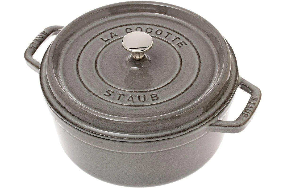 Staub Bräter/Cocotte 24 Cm, 3,8 L Grau 3 Staub Bräter/Cocotte 24 Cm, 3,8 L Grau