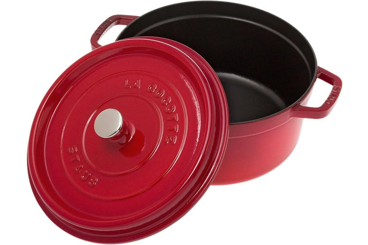 Staub Bräter/Cocotte 26 Cm, 5,2 L Rot 4 Staub Bräter/Cocotte 26 Cm, 5,2 L Rot – Bild 2