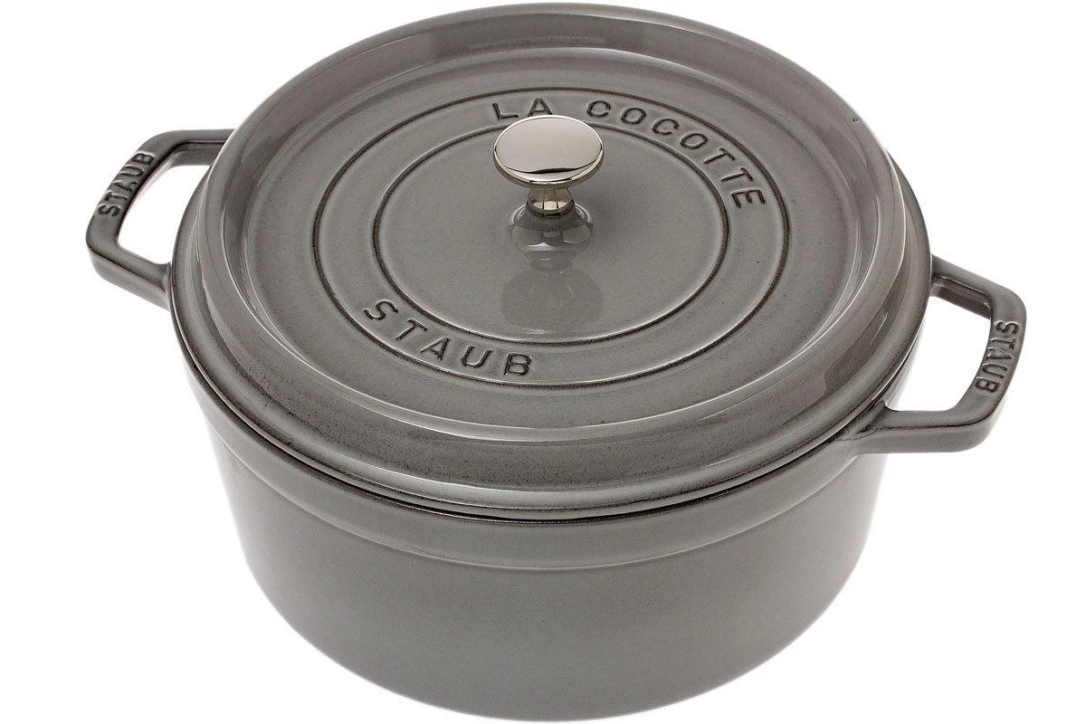 Staub Bräter/Cocotte 26 Cm, 5,2 L Grau 3 Staub Bräter/Cocotte 26 Cm, 5,2 L Grau