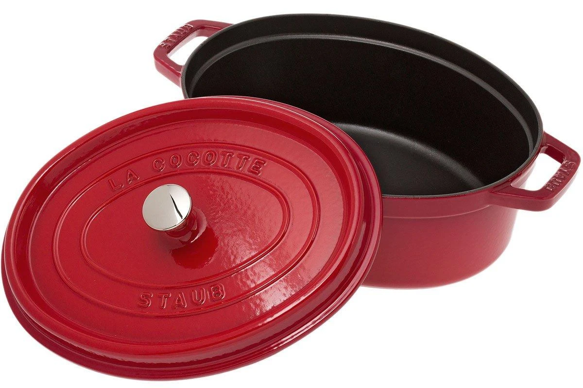 Staub Bräter/Cocotte 29 Cm, 4,2 L Rot 4 Staub Bräter/Cocotte 29 Cm, 4,2 L Rot – Bild 2