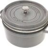 Staub Cocotte / Bräter 26cm, 5,2L, Grau Mit Dämpfeinsatz -Victorinox Verkäufe SB1133818 01 staub sb1133818 01