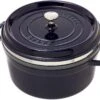 Staub Cocotte / Bräter 26cm, 5,2L, Blau Mit Dämpfeinsatz -Victorinox Verkäufe SB1133891 01 staub sb1133891 01