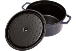 Staub Cocotte / Bräter 26cm, 5,2L, Blau Mit Dämpfeinsatz -Victorinox Verkäufe SB1133891 03 staub sb1133891 03