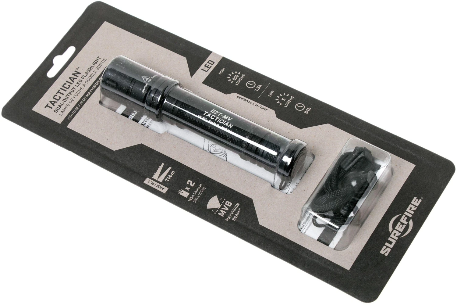 SureFire Taktische EDC-Taschenlampe 800 Lumen, E2T-MV 8 SureFire Taktische EDC-Taschenlampe 800 Lumen, E2T-MV – Bild 6