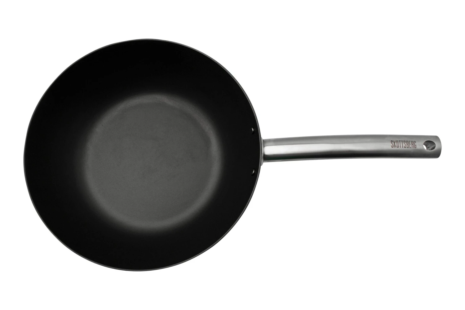 Skottsberg The Original 532662 Carbon Steel Wokpfanne 28 Cm 4 Skottsberg The Original 532662 Carbon Steel Wokpfanne 28 Cm – Bild 2