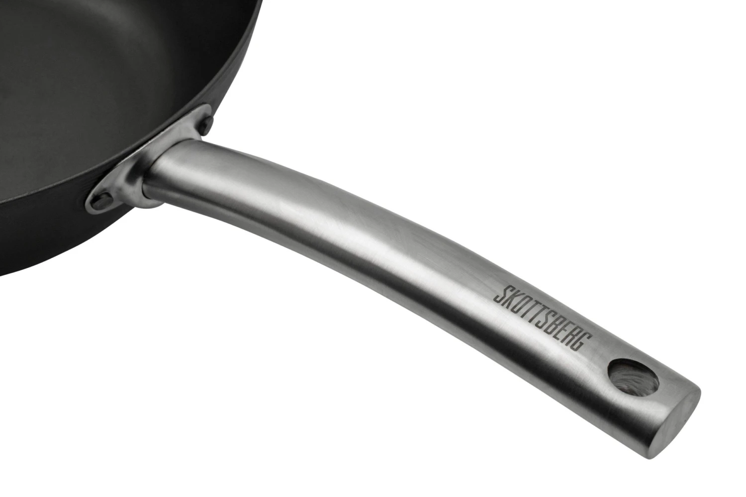 Skottsberg The Original 532662 Carbon Steel Wokpfanne 28 Cm 6 Skottsberg The Original 532662 Carbon Steel Wokpfanne 28 Cm – Bild 4