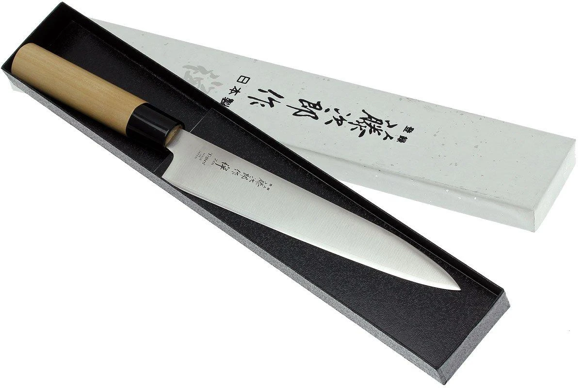 Tojiro Zen 3 Lagen Klinge, Sushimesser 21 Cm FD-569 10 Tojiro Zen 3 Lagen Klinge, Sushimesser 21 Cm FD-569 – Bild 8