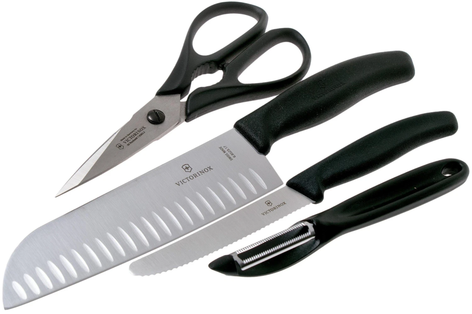 Victorinox SwissClassic 6.7133.4G Küchengarnitur, 4-teilig, Schwarz 5 Victorinox SwissClassic 6.7133.4G Küchengarnitur, 4-teilig, Schwarz – Bild 3