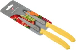 Victorinox SwissClassic Gemüsemesser Mit Wellenschliff/glatt Gelb 10 Cm, 2er Set, VT6-7796-L8B -Victorinox Verkäufe VT6 7796 L8B 06 victorinox swissclassic