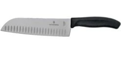 Victorinox SwissClassic 6.8523.17G Santoku Mit Kullenschliff 17 Cm, Schwarz