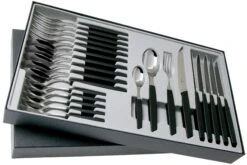 Victorinox Swiss Modern 6.9093.11W.24, 24-teiliges Besteckset Mit Tomatenmesser, Schwarz -Victorinox Verkäufe VT6 9093 11W 24 02 victorinox