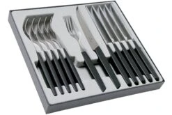 Victorinox Swiss Modern 6.9093.12W.12, 12-teiliges Besteckset Mit Steakmesser, Schwarz -Victorinox Verkäufe VT6 9093 12W 12 02 victorinox