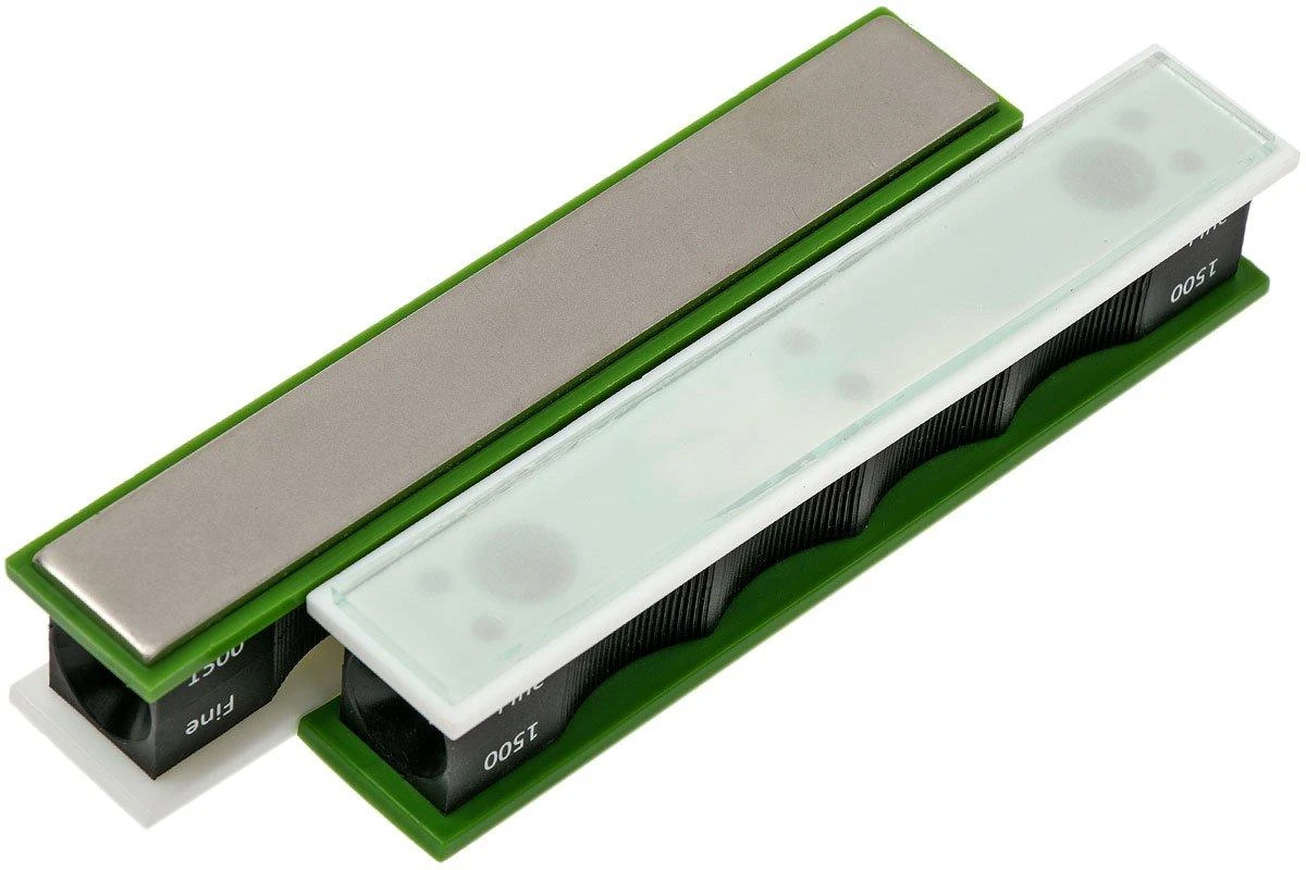 Wicked Edge Set Von Diamantschleifsteinen, Extra Fein 1500 Und Blank Glass Platens 3 Wicked Edge Set Von Diamantschleifsteinen, Extra Fein 1500 Und Blank Glass Platens