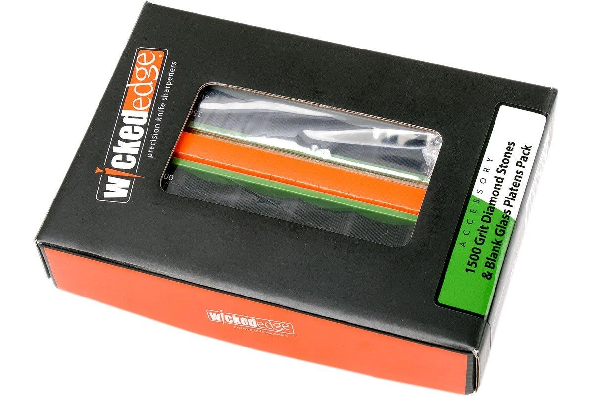 Wicked Edge Set Von Diamantschleifsteinen, Extra Fein 1500 Und Blank Glass Platens 5 Wicked Edge Set Von Diamantschleifsteinen, Extra Fein 1500 Und Blank Glass Platens – Bild 3