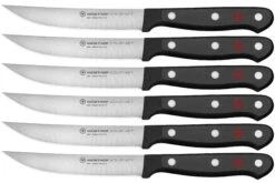 Wüsthof Gourmet 6-teiliger Steakmessersatz, 1125060601 -Victorinox Verkäufe WU1125060601 01 wusthof stockfoto v2