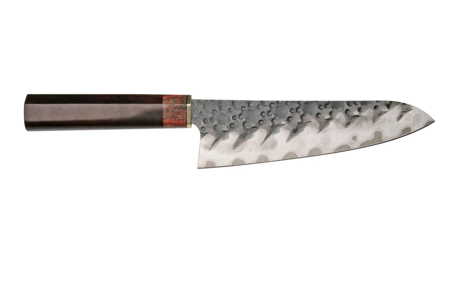 Xin Cutlery XinCraft XC134 San Mai Santoku Ironwood 18,5 Cm 4 Xin Cutlery XinCraft XC134 San Mai Santoku Ironwood 18,5 Cm – Bild 2