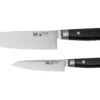 Yaxell Ran 36056, 3-teiliges Messerset Santoku 16,5 Cm, Universalmesser 12 Cm Und Messerschleifer -Victorinox Verkäufe YL36056 01 yaxell