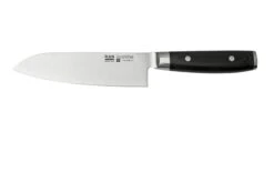 Yaxell Ran 36057, 2-teiliges Messerset Santoku 16,5 Cm Und Messerschleifer