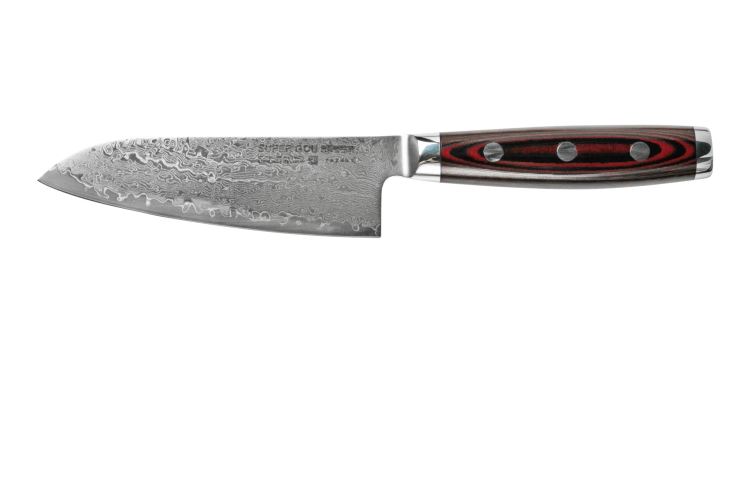 Yaxell Super Gou 37112 Santoku 161-lagiger Damaststahl, 12,5 Cm 3 Yaxell Super Gou 37112 Santoku 161-lagiger Damaststahl, 12,5 Cm