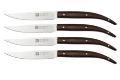 Zwilling Steak 39161, 4-teiliger Steakmessersatz, Palisanderholz