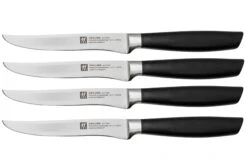 Zwilling All Star 1022589, 4-teiliges Steakmesser-Set, Schwarz