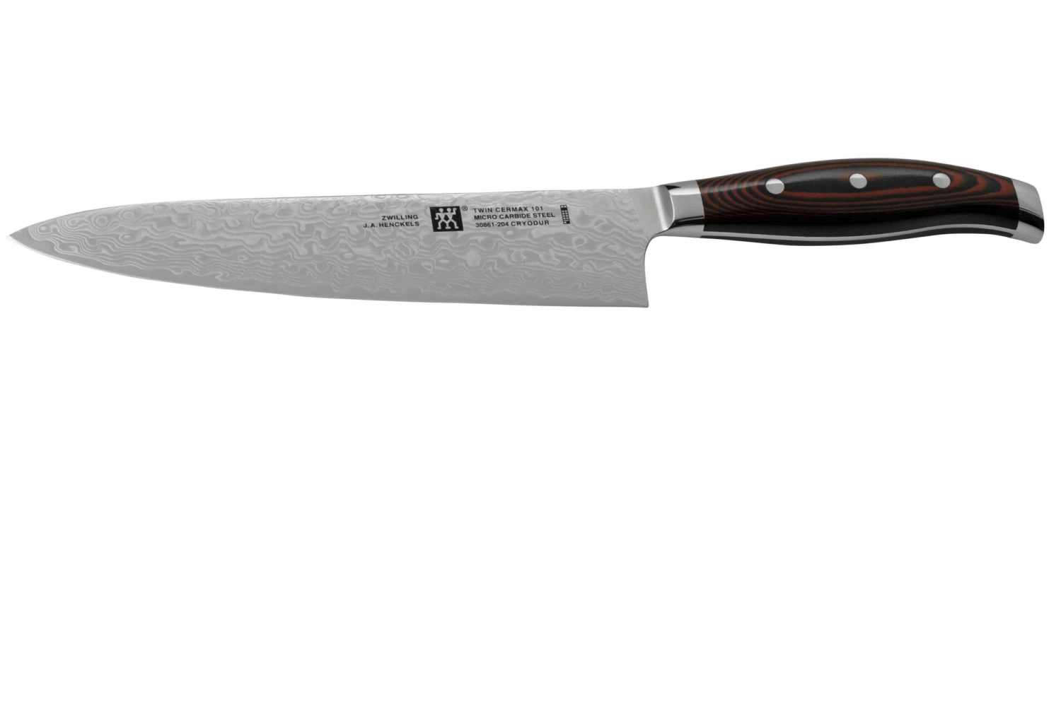 Zwilling Twin Cermax 30861-204-0, 100-lagiges Damaststahl-Kochmesser, 20 Cm 3 Zwilling Twin Cermax 30861-204-0, 100-lagiges Damaststahl-Kochmesser, 20 Cm