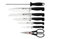 Zwilling J.A. Henckels Four Star 35140, 8-teiliges Messerset Mit Block
