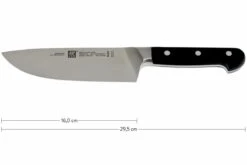 Zwilling 38405-161 Pro Kochmesser, Breite Klinge